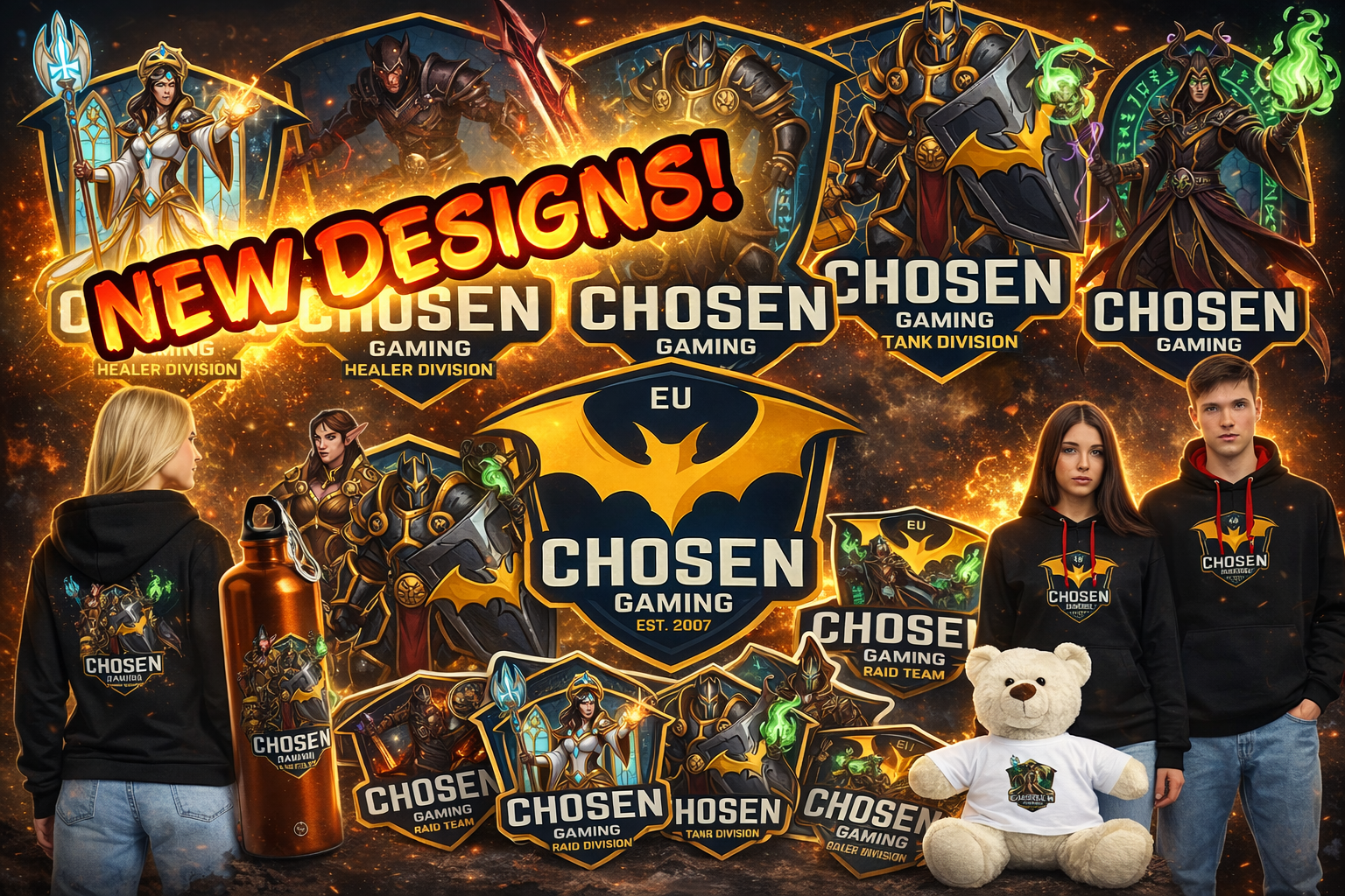 New Chosen Merch Designs